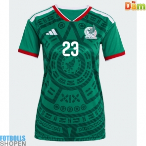 Billiga Mexiko Jesus Gallardo #23 Hemmatröja Dam VM 2026 Kortärmad